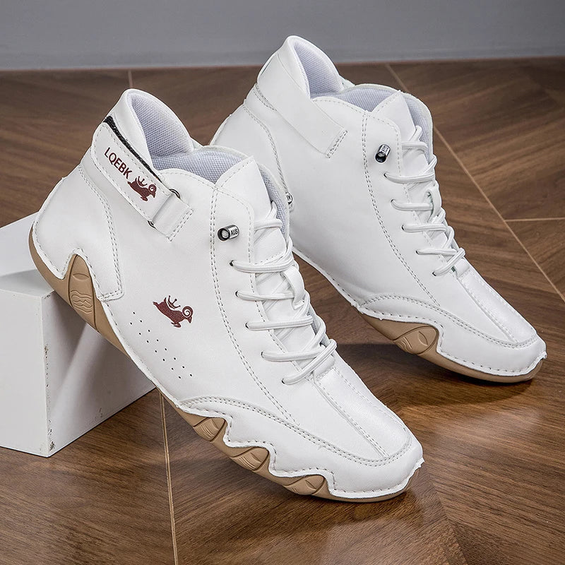 Leather Casual Shoes Sneakers for Men