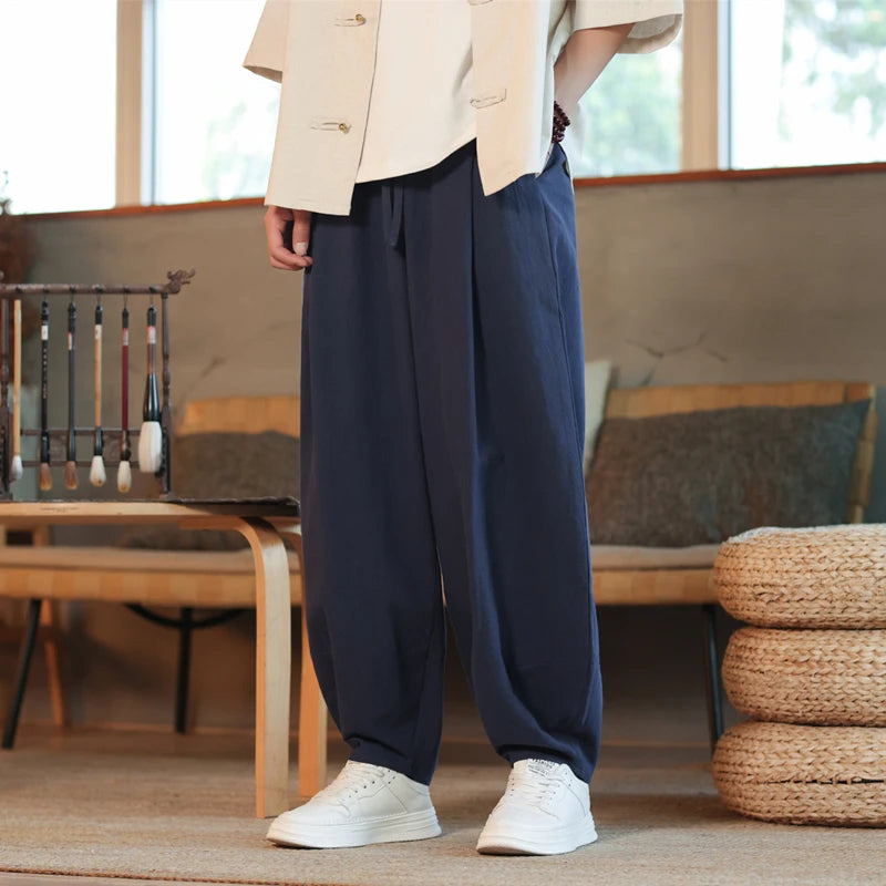 New Cotton Linen Harem Pants