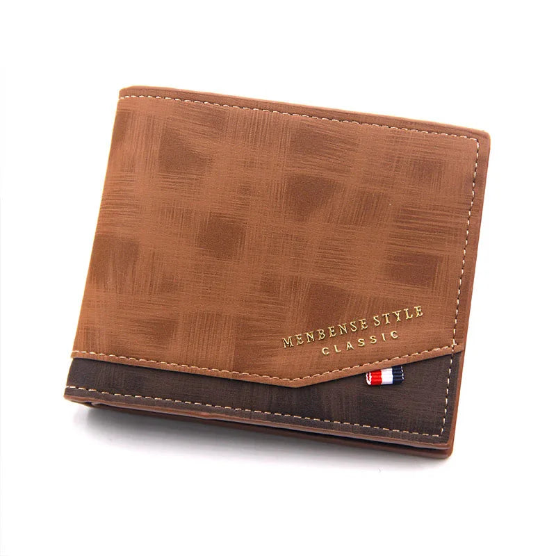 Short Men Wallets Slim Classic Coin Pocket Photo Holder