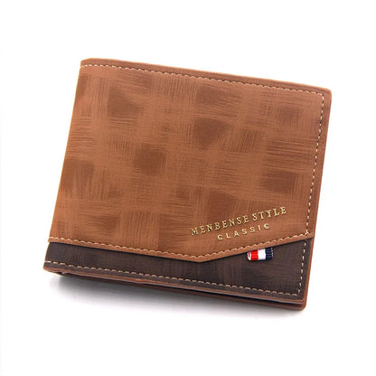 Short Men Wallets Slim Classic Coin Pocket Photo Holder