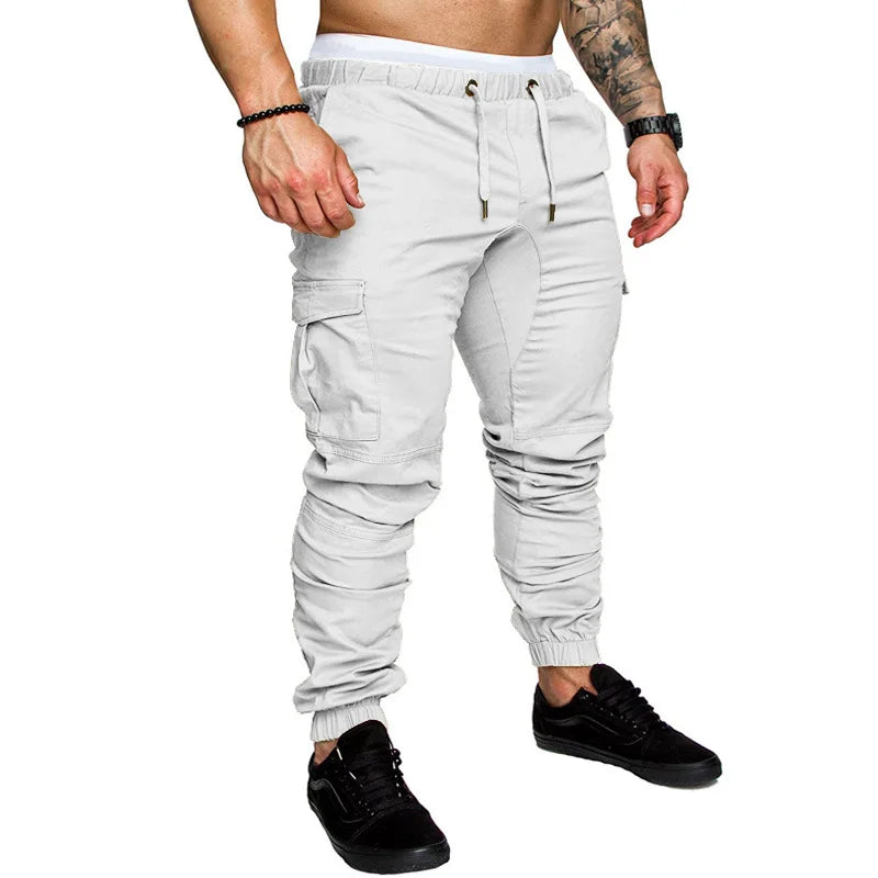 Men Pants Thin Fashion Casual Jogger Pants