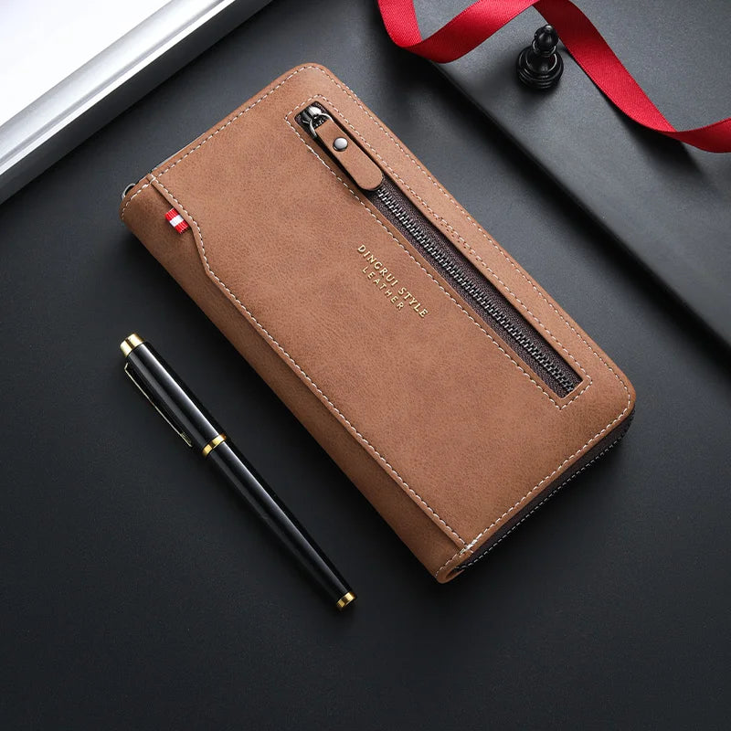 New fashion men's zipper wallet