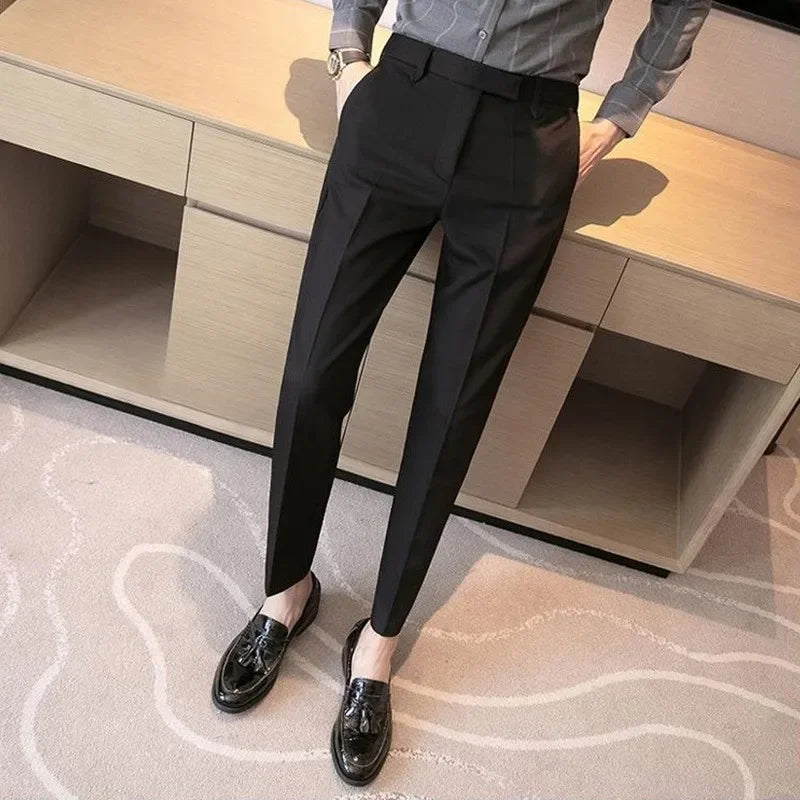 British Gentleman's Coffee Color Suit Pants
