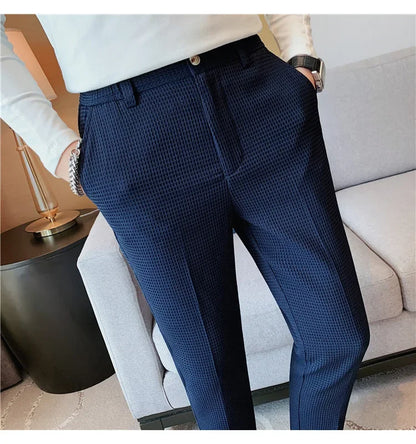 Casual Business Straight-leg Pants For Summer Lightweight Breathable