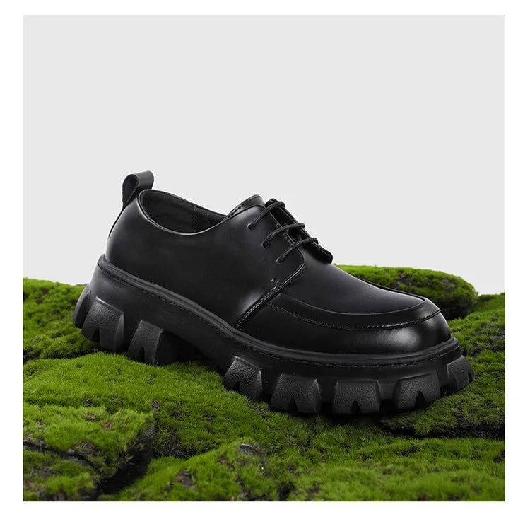 New Chunky Platform Retro Work Shoes