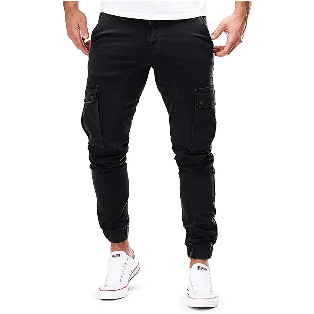 Men Pants Thin Fashion Casual Jogger Pants