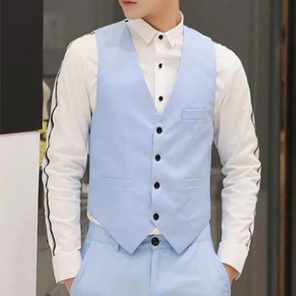 Dress Stylish Blazer Vest Wedding Mens Waistcoat