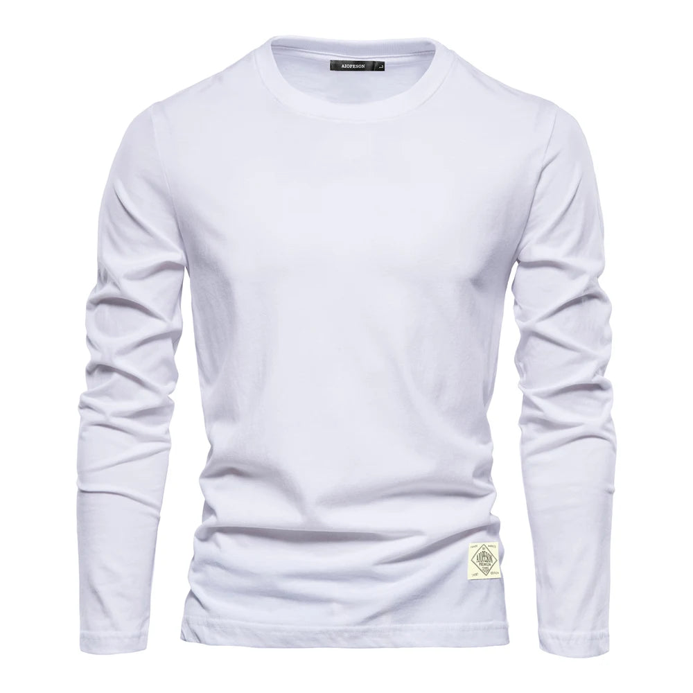 100% Cotton Long Sleeve T Shirt For Men