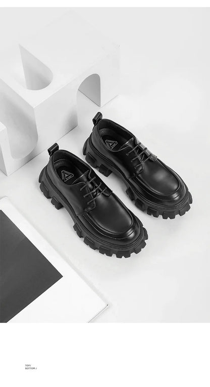 New Chunky Platform Retro Work Shoes