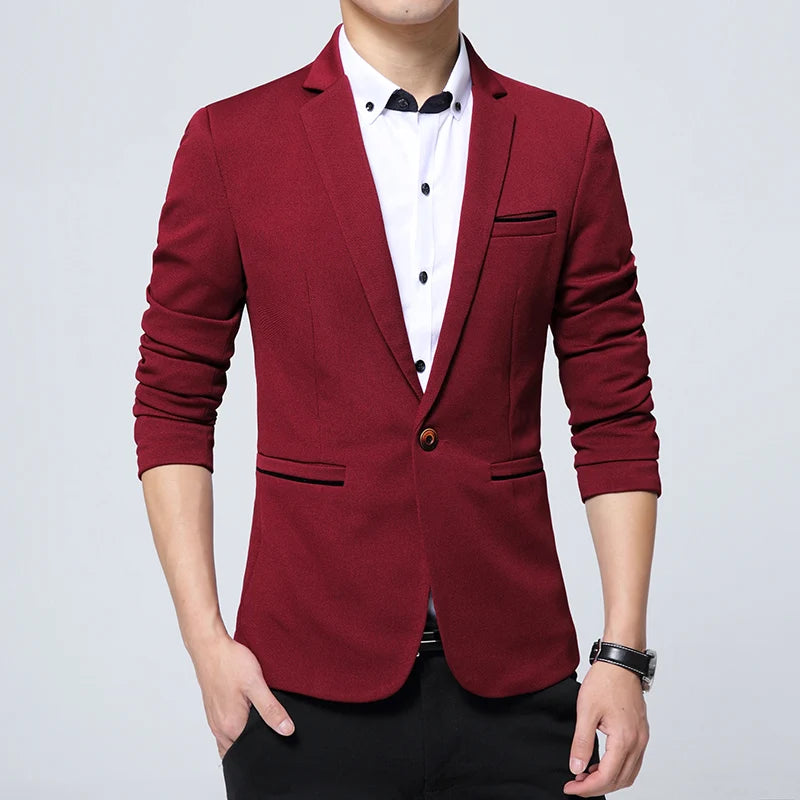 Men's Sport Coat Casual Business Blazer