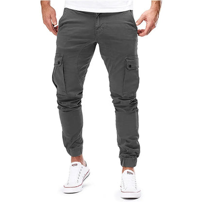 Men Pants Thin Fashion Casual Jogger Pants
