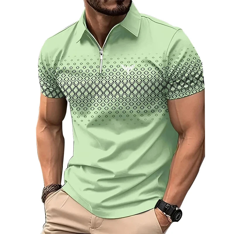 Men Personality Summer Fashion Polo shirt