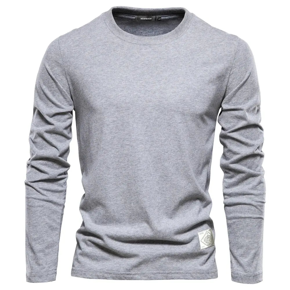 100% Cotton Long Sleeve T Shirt For Men