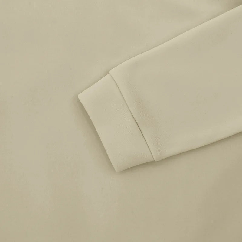 Solid color casual sweater