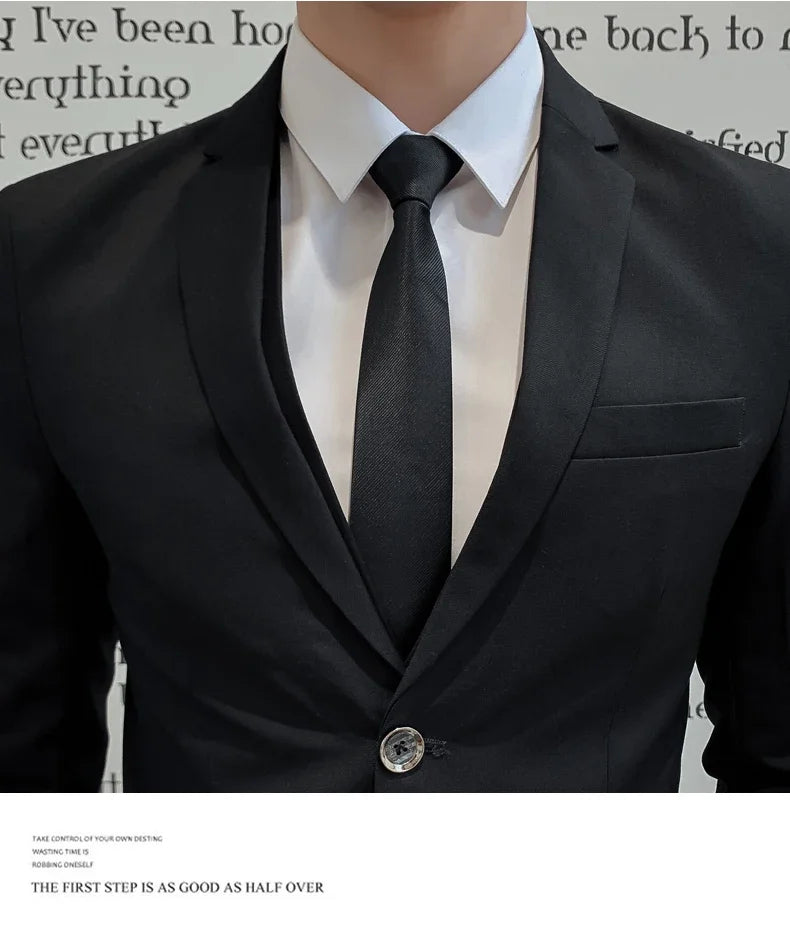 Buisness Suit (Blazer+ Vest + Pants)