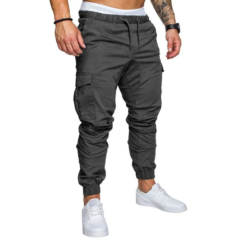 Men Pants Thin Fashion Casual Jogger Pants
