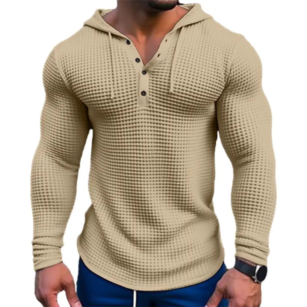 Spring Solid Color Slim Fit Long Sleeved T-shirt
