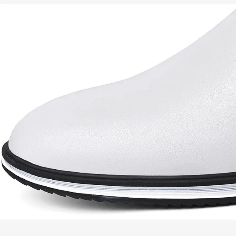 Leather Shoes for Men Designer Loafers High Quality Adult Moccasins