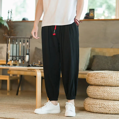 Men's Casual Solid Color Harem Pants