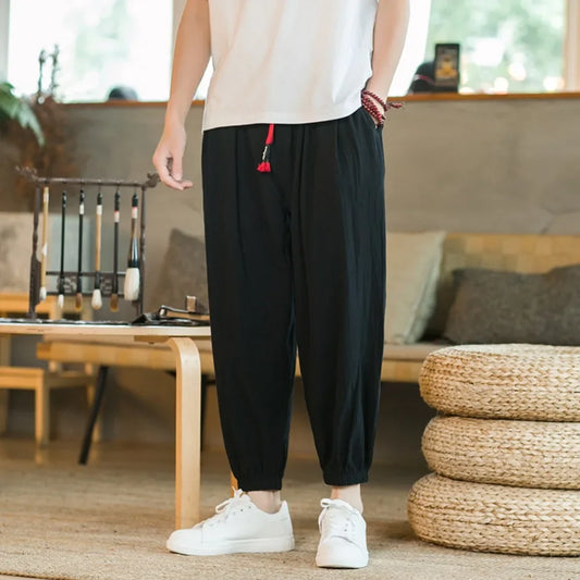 Men's Casual Solid Color Harem Pants