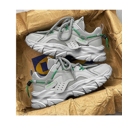 Men's Shoe Breathable Thick Soled Casual Sneakers