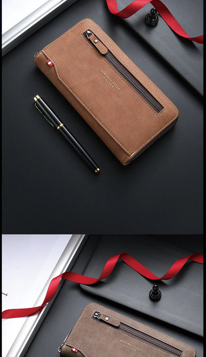 New fashion men's zipper wallet