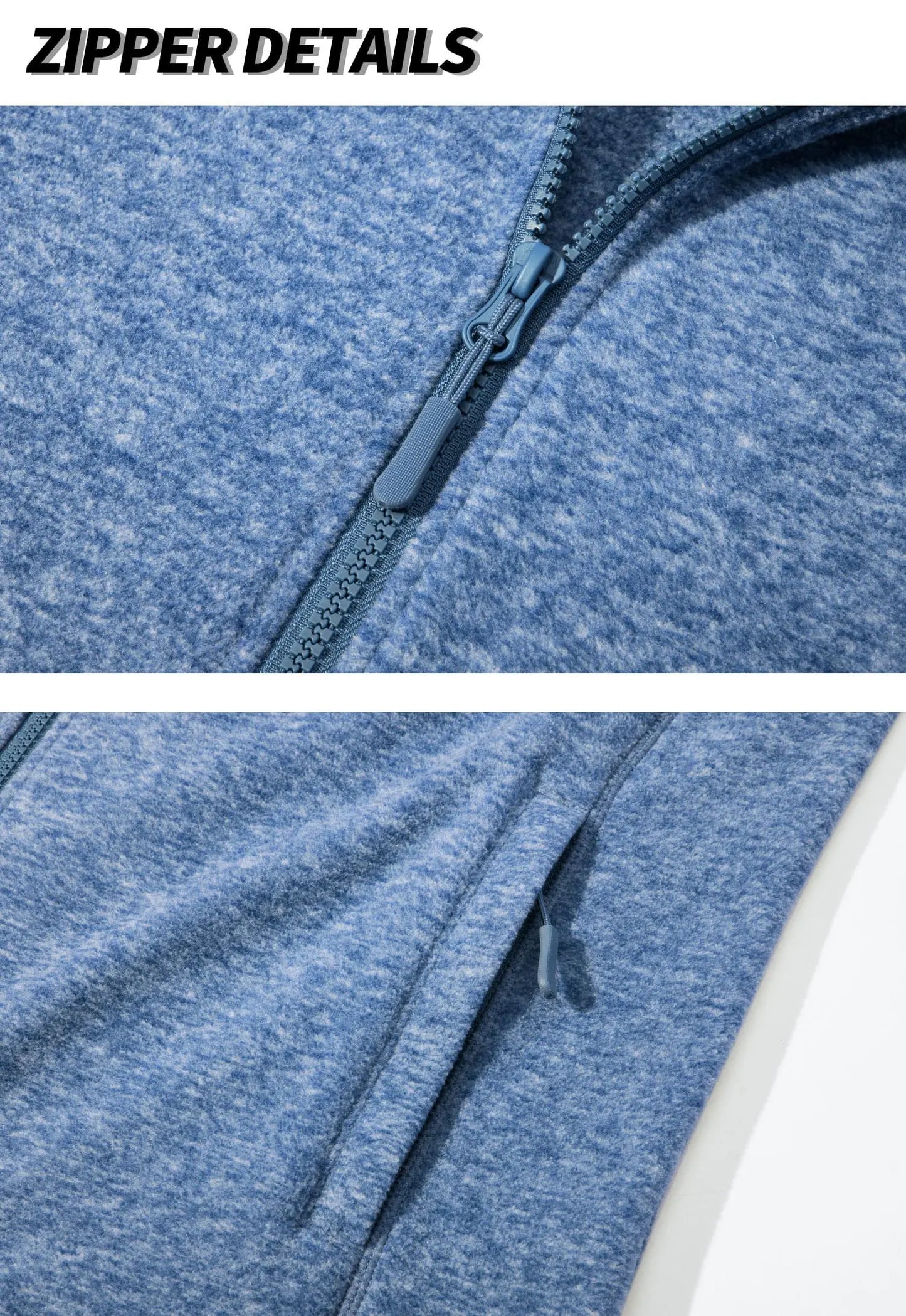 TACVASEN Lightweight Full Zip Fleece Jackets