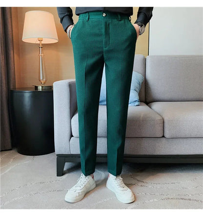 Casual Business Straight-leg Pants For Summer Lightweight Breathable