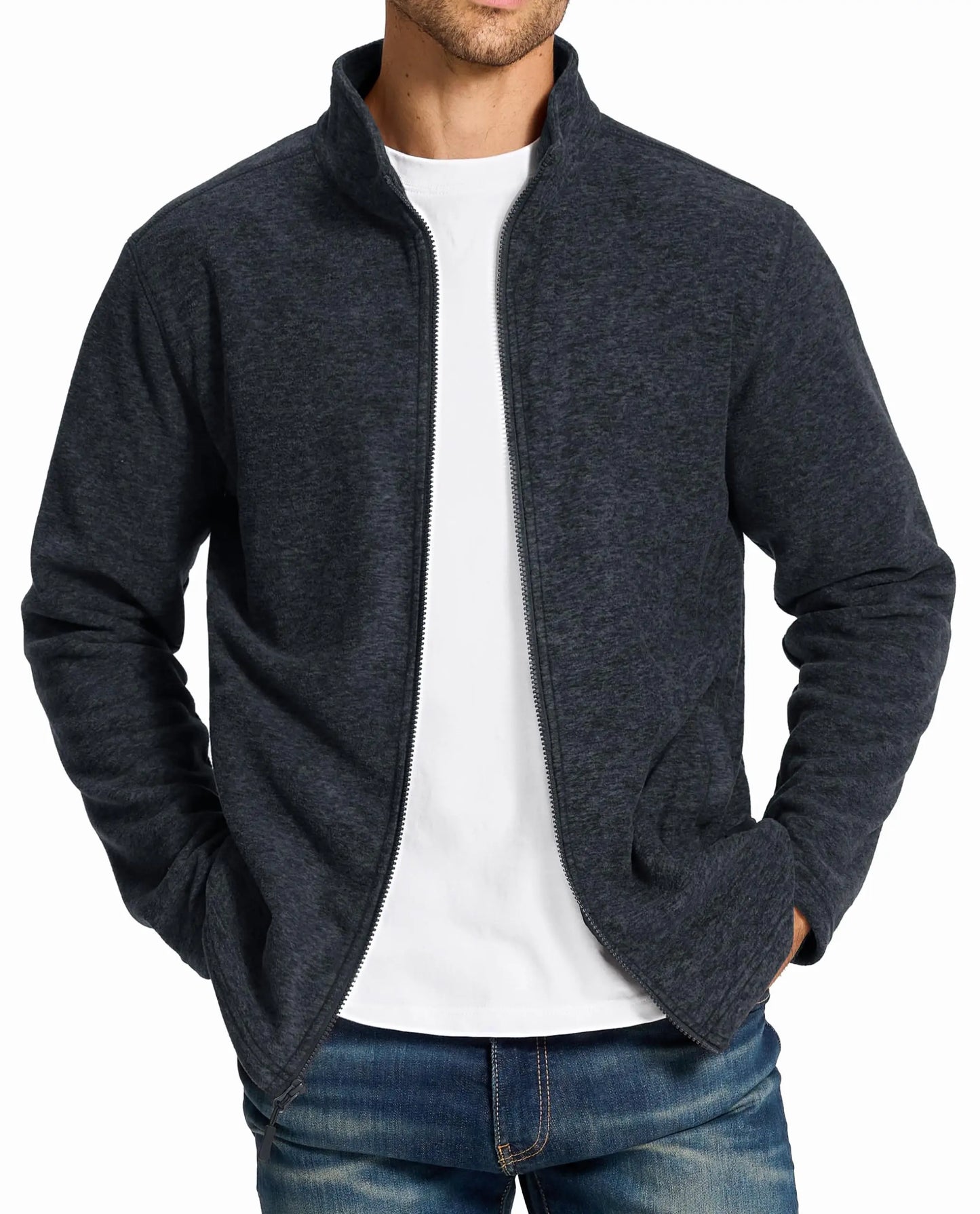 TACVASEN Lightweight Full Zip Fleece Jackets