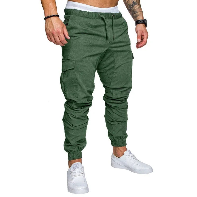 Men Pants Thin Fashion Casual Jogger Pants