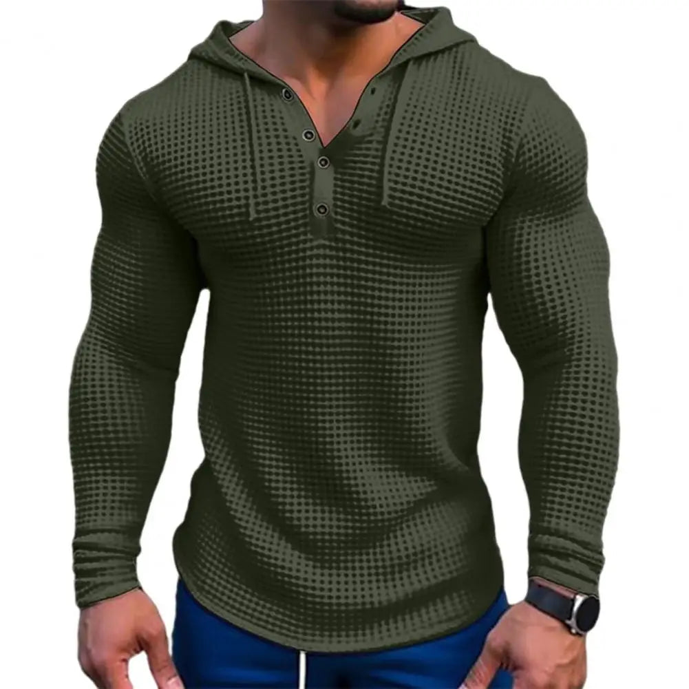 Spring Solid Color Slim Fit Long Sleeved T-shirt