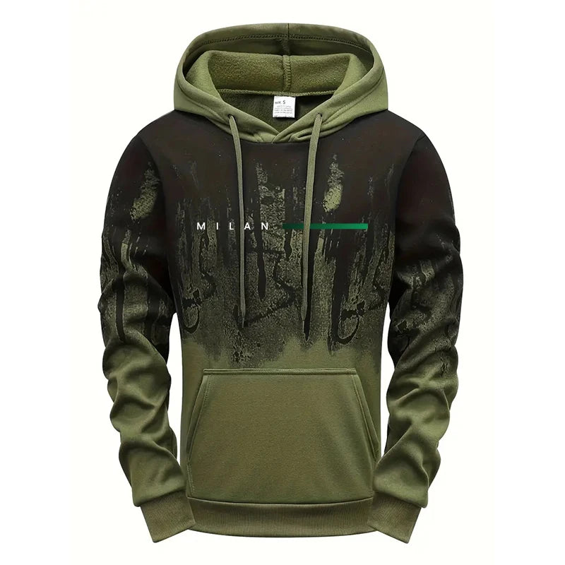 Italy Fashion Men Hooded Sweatshirts