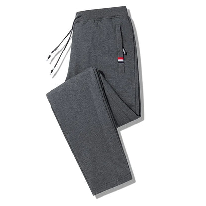 Elastic Waist Sweatpants Cotton Trousers