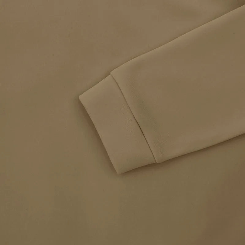 Solid color casual sweater