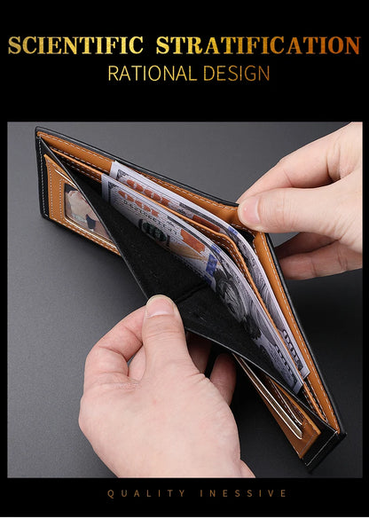 New Carbon Fiber Short Wallet