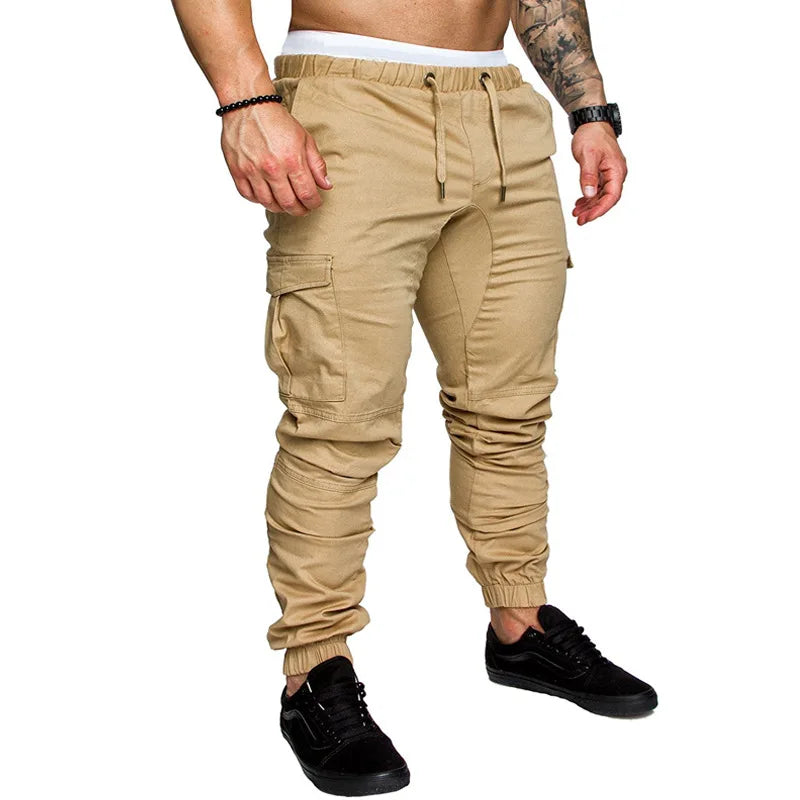 Men Pants Thin Fashion Casual Jogger Pants