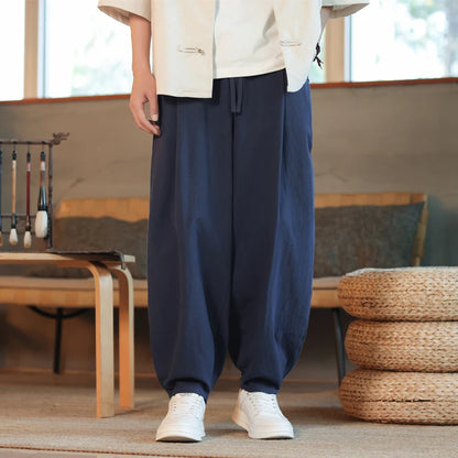 New Cotton Linen Harem Pants