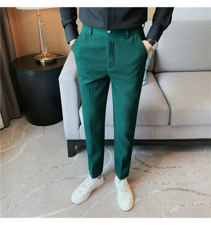Casual Business Straight-leg Pants For Summer Lightweight Breathable