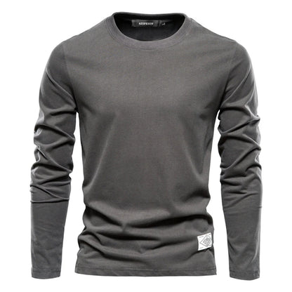 100% Cotton Long Sleeve T Shirt For Men
