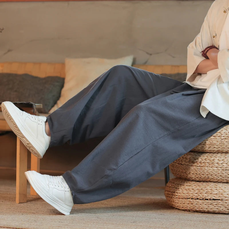 New Cotton Linen Harem Pants