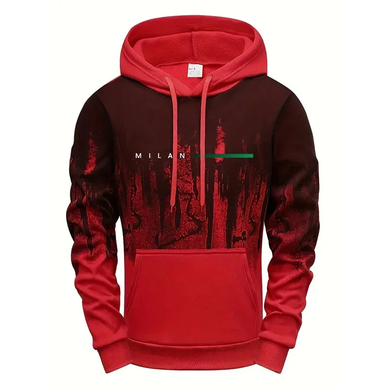Italy Fashion Men Hooded Sweatshirts