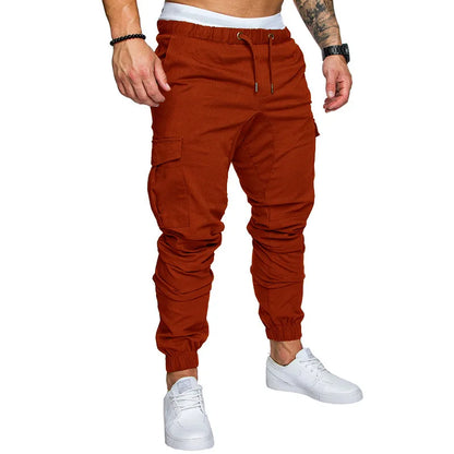 Men Pants Thin Fashion Casual Jogger Pants