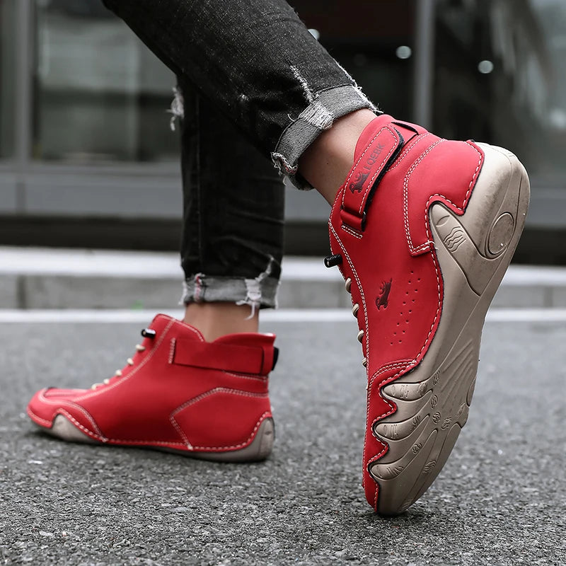 Leather Casual Shoes Sneakers for Men