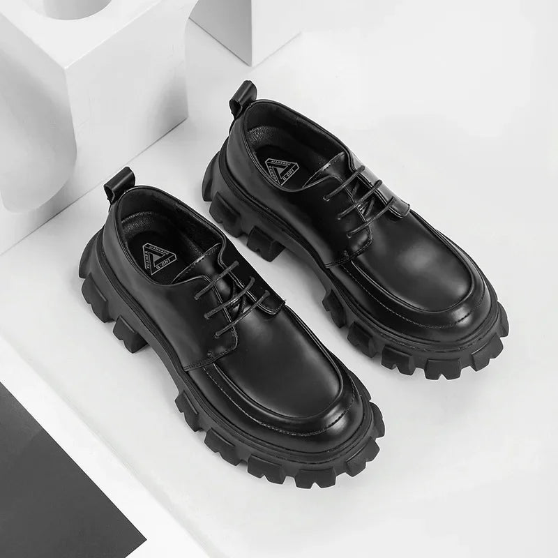 New Chunky Platform Retro Work Shoes