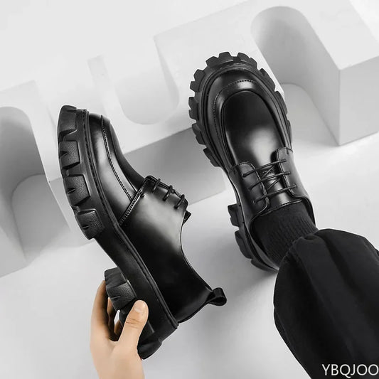 New Chunky Platform Retro Work Shoes