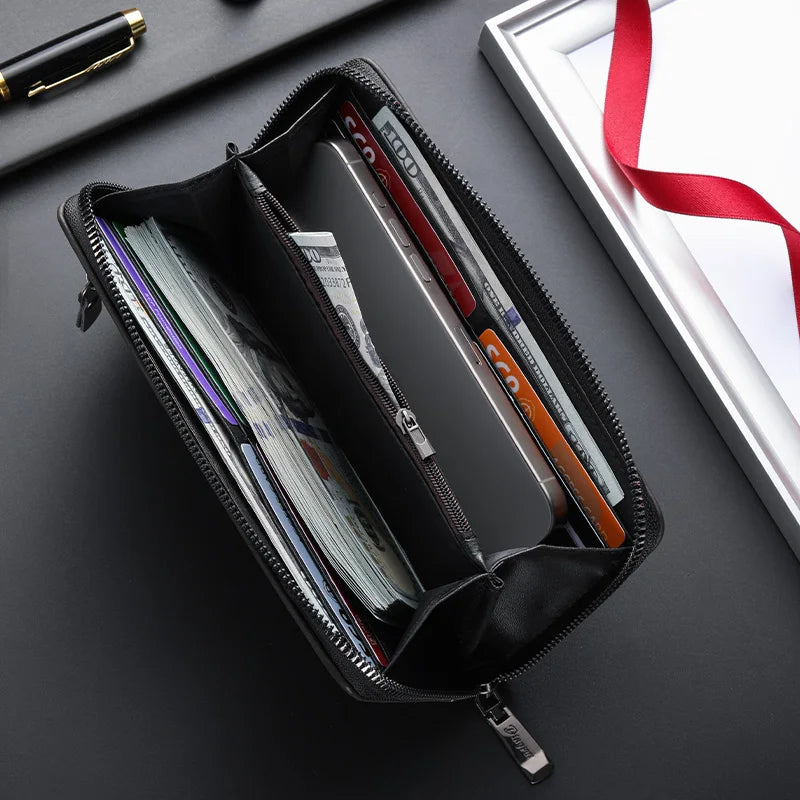 New fashion men's zipper wallet