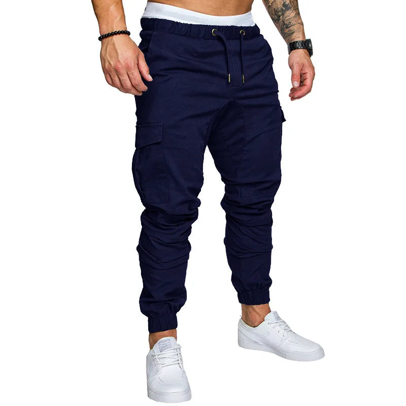 Men Pants Thin Fashion Casual Jogger Pants
