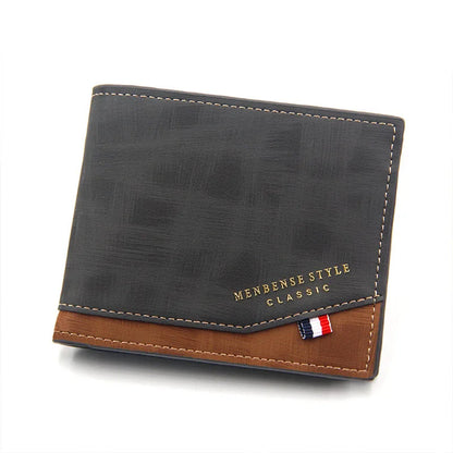 Short Men Wallets Slim Classic Coin Pocket Photo Holder