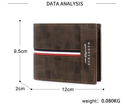 New Short Men Wallets Slim Card Holder