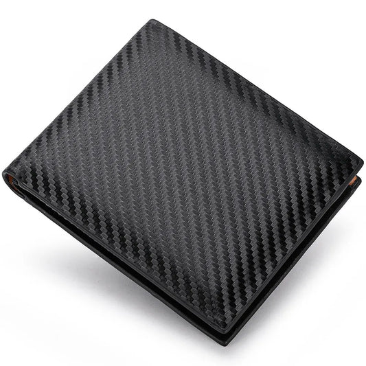 New Carbon Fiber Short Wallet